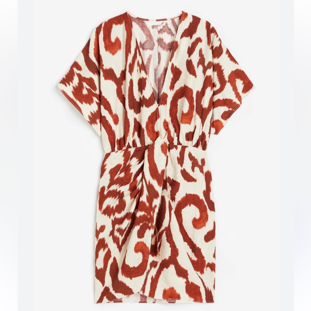XS H&M Dress Cream Brown Size XS